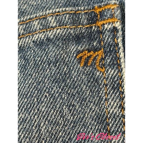 Madewell The Perfect Jean Short in Burnett Wash Tencel Lyocell Size 24 - Picture 4 of 14